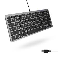 Wired Computer Keyboard (Slim & Silent)